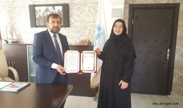 Hafızlık Belgesini Aldı