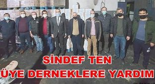 Sindef'ten Üye Derneklere Yardım