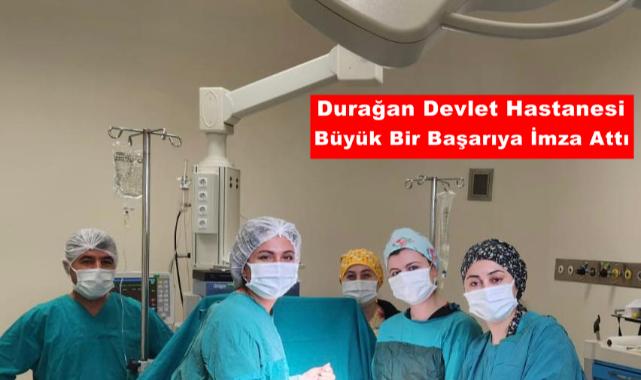 Durağan Devlet Hastanesinde Başarılı Ameliyat