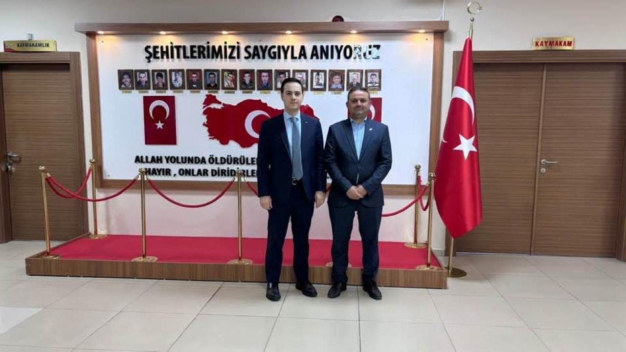 Başkan Mehmet Kars Kaymakam Sayın Mustafa Mücahit Ayan'ı Ziyaret Etti